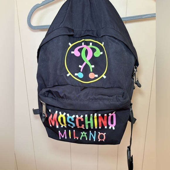 Moschino Milano Nylon Multicolor Backpack main image 11